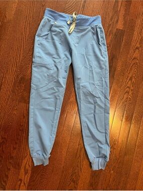 Figs Light Blue Jogger Scrub Pants